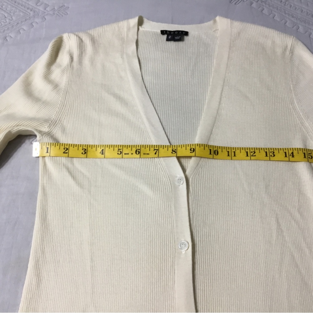 Theory Ribbed Cardigan - Picture 5 of 7